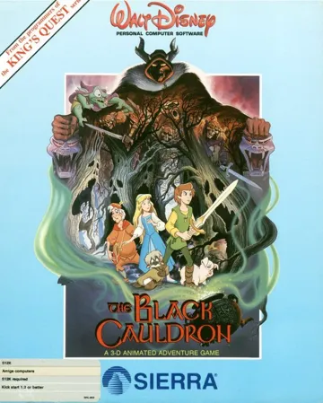 Black Cauldron, The box cover front